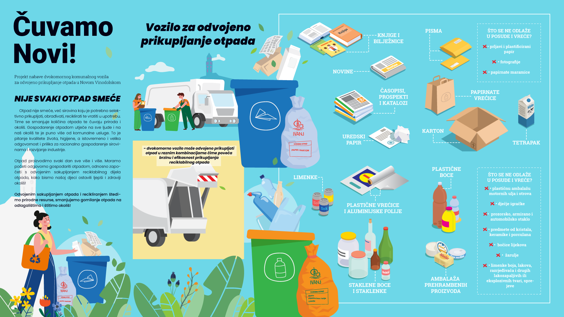 KTD Ivanj d.o.o. brošurom podsjeća kako odvojeno skupljati otpad