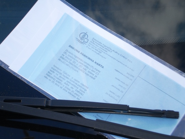 Dnevna parkirna karta